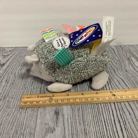 Mary Meyer Baby Taggies Heather Hedgehog Squeaks Toy NWT - Picture 8 of 8